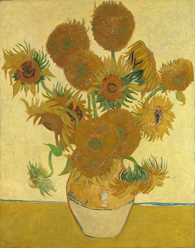 Os girassóis Van Gogh