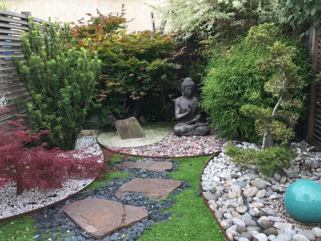 jardin zen creation verte